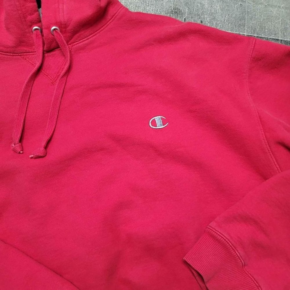Red Champion hoodie men's size 2XL - Picture 2 of 6